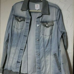 LulaRoe Jaxson Denim Jacket L